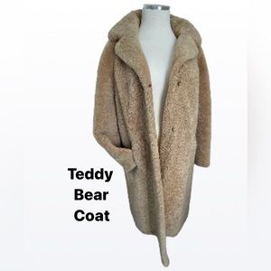 Cozy Tan Teddy Bear Coat